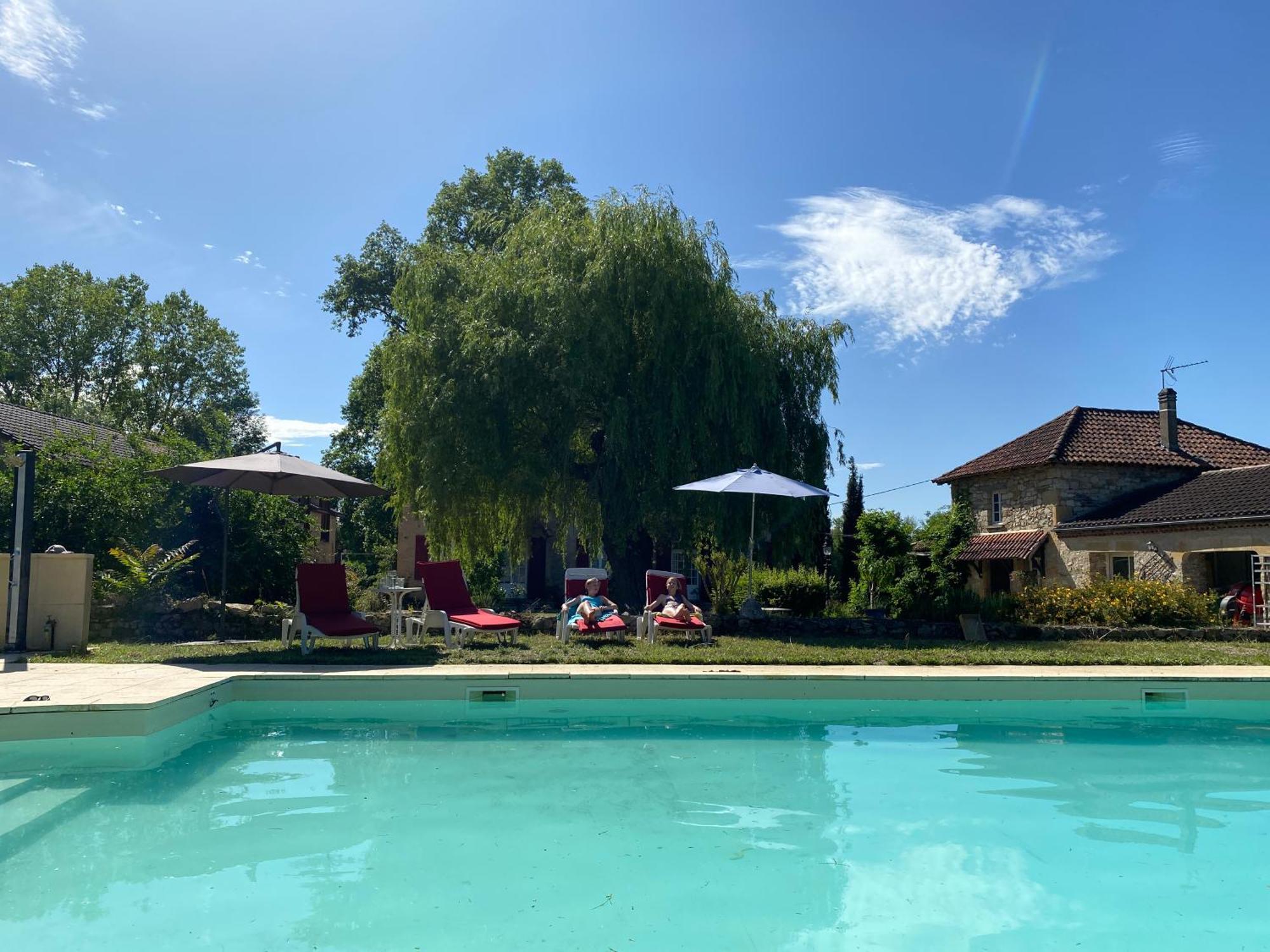 Sfeervol Vakantiehuis Op Landgoed Aan De Dordogne Villa Prudhomat Exteriör bild